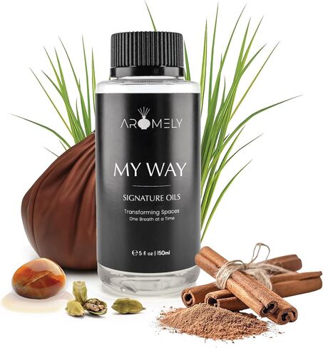 My Way Diffuser Oil is a Sophisticated Blend of Sandalwood, Cedar, Florals, Tuscan Leather, and Amber, Creating an Exquisite Fragrance for Scent diffusers. (50ml) in Saudi Arabia
