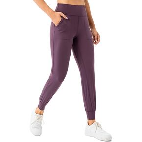 Ukaste Women's Stretch High-Rise Workout Joggers Pants - Travel Lounge Running Tapered Sweatpants in Kuwait