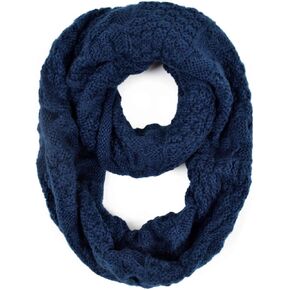 Premium Winter Thick Infinity Twist Cable Knit Scarf - Diff Colors Avail.