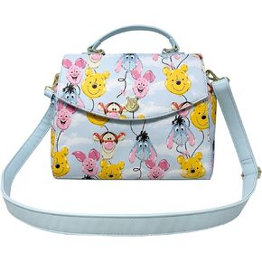 Loungefly Disney Winnie the Pooh Balloon Friends Crossbody Satchel Handbag Purse