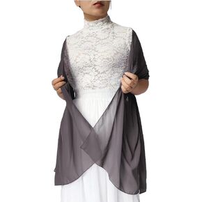 chiffon scarf for women evening dresses shoulder covers Soild hijabs shawl wrap pashmina