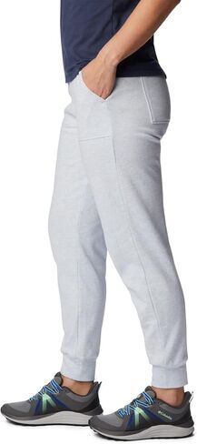 Columbia Women's Calico Basin Fleece Jogger, Cirrus Grey Heather, Small in Saudi Arabia