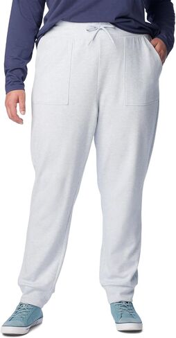 Columbia Women's Calico Basin Fleece Jogger, Cirrus Grey Heather, Small in Saudi Arabia