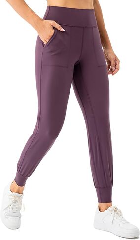 Ukaste Women's Stretch High-Rise Workout Joggers Pants - Travel Lounge Running Tapered Sweatpants in Kuwait
