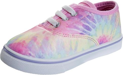 حذاء رياضي بناتي من بيفرلي هيلز سهل الارتداء مصنوع من القماش وصبغ التعادل in Kuwait