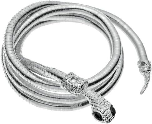 Punk Glexible Snake Adjustable Bracelet Flexible Bendable Snake Snake Choker Bracelet Necklace for Women Men Hollween Party Gifts Jewelry in Saudi Arabia