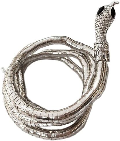 Punk Glexible Snake Adjustable Bracelet Flexible Bendable Snake Snake Choker Bracelet Necklace for Women Men Hollween Party Gifts Jewelry in Saudi Arabia