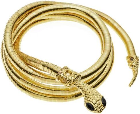 Punk Glexible Snake Adjustable Bracelet Flexible Bendable Snake Snake Choker Bracelet Necklace for Women Men Hollween Party Gifts Jewelry in Saudi Arabia