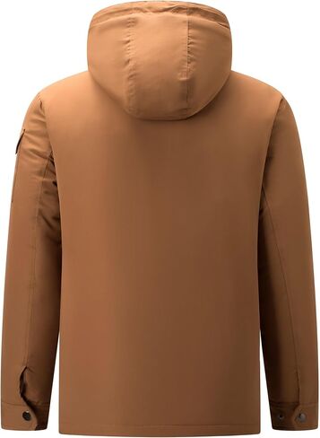 Alpine Swiss Shane Mens Sherpa Lined Parka Hooded Winter Coat Cargo Utility Jacket in Saudi Arabia