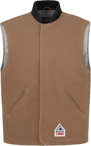 سترة Bulwark FR للرجال باللون البني in Kuwait