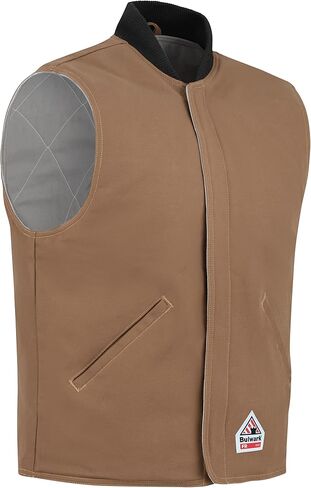 سترة Bulwark FR للرجال باللون البني in Kuwait