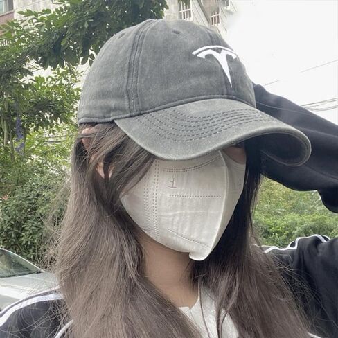 CAUZAMARE Men and Women's Brand Retro Washed Cap,T-Logo Embroidered Outdoor Baseball Cap Hat in Saudi Arabia