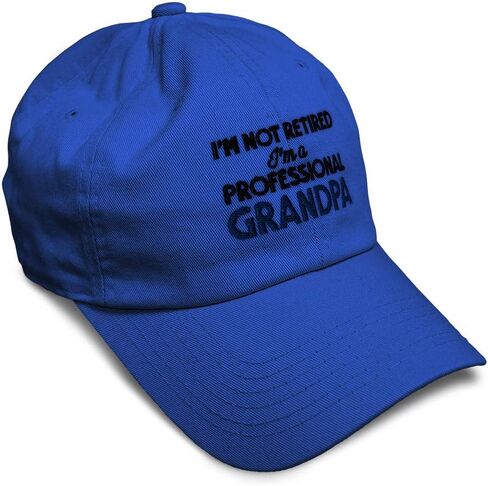 Soft Baseball Cap Retired Professional Grandpa Embroidery Grandfather Funny Cotton Dad Hats for Men & Women in Saudi Arabia