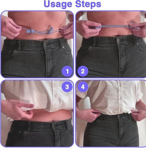 شريط Angjiny قابل للتعديل للقميص، شريط مطاطي للقميص، قم بتغيير الطريقة التي ترتدي بها قمصانك، مقاس متوسط in Kuwait