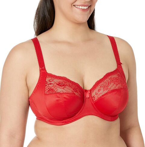Elomi Morgan Women's Plus Size Bras, Haute Red, 46DD in Saudi Arabia
