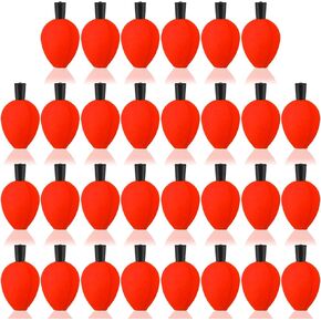 ShinyRelief 30 Pcs Trout Float Foam Teardrop Strike Fishing Bobbers Fishing Floats Fly Fishing Strike Indicators for Trout Offshore Saltwater Freshwater