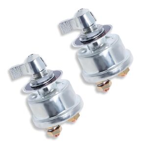 مفتاح فصل البطارية عالي التيار 12 فولت - 48 فولت، مفتاح إيقاف قطع طاقة البطارية 200 أمبير لشاحنة السيارة والمركبات RV والبحرية مع لوحة الوجه in Kuwait