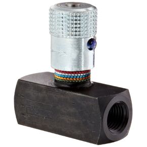 Dixon SN400 Steel Flow Control Valve, 1/4" NPT Female