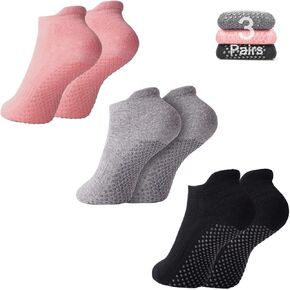 3 pairs Grip socks Pilates grip socks Grip socks soccer Pilates socks Grip socks for women Pilates yoga socks