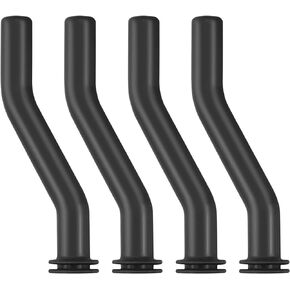 4 Pcs 596163 Rubber Vacuum Hose, 3 Inch Vacuum Hoses Replaces 593998 797408 for Briggs and Stratton Small Gasoline Engines and Lawn Mower Tractor (Black)
