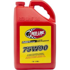 Red Line (57905) 75W90 GL-5 Synthetic Gear Oil for Hypoid Limited Slip Differentials - 1 Gallon