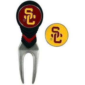 Team Effort Collegiate CVX Ball Mark Repair Tool & 2 Ball Markers