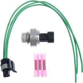 APDTY 133830 Engine Oil Pressure Sensor, Crush Gasket, Wiring Harness Pigtail