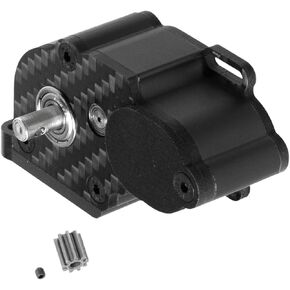 Aluminum Transmission Gearboxes Upgrades Part for Axial SCX10 SCX10 II 90046 90047,RC Crawler Car Alloy Transmission Gearbox Hop Ups,Orange