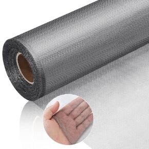 304 Stainless Steel Mesh Screen Wire Mesh Metal Mesh Screen Wire Mesh Screen Prevent Mouse Hornets Rodents Entering for Vent Cage Garden Window Filter (20 Mesh,15.7 Inch x 29.5 Ft)