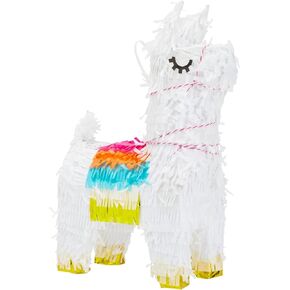 Sparkle and Bash Llama Pinata for Mexican Fiesta Party Supplies, Cinco de Mayo Decorations, Birthday Centerpiece (Small, 8.5 x 15 x 4.5 In)