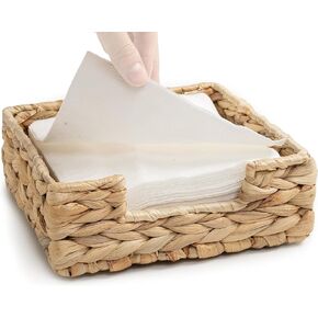 Napkin Holder for Table, Bathroom Disposable Guest Towel, Flat Napkin Holder, Rustic Napkin Holder, Napkin Dispenser, 9.5 * 5 inchs