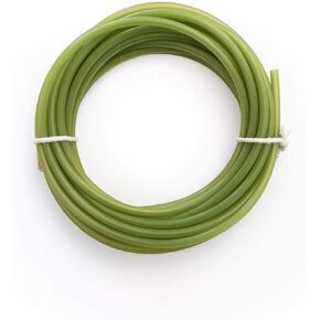 Ling's Moment Green Tubing Roll for Bundling Artificial Flower Stems，19.6ft Tubing for Wedding Bouquets Boutonnieres Corsage and Floral Arrangement