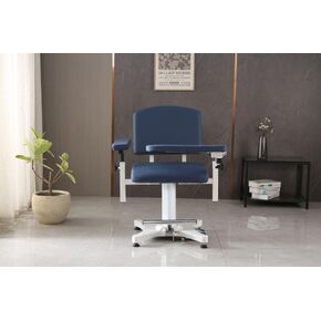 Medycare Electrcic Height adjustable Phlebotomy Chair for Blood Drawing lab Draw heavy loading (Black) in Kuwait