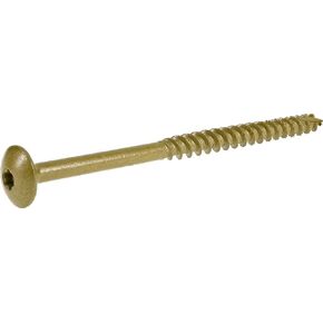 Power Pro 47868 Lag Screws, 5/16" x 2-1/2", Star Drive Construction Lag Screws, Rust Resistant, Ceramic Coated Bronze, 1lb Box, 35 pcs