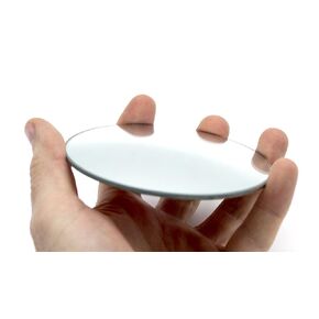 EISCO Round Convex Glass Mirror - 4" (100mm) Diameter - 100mm Focal Length - 2.5mm Thick Approx.