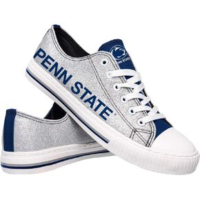 FOCO womens Ncaa College Team Logo Fashion Low Top Canvas Sneakers Shoes