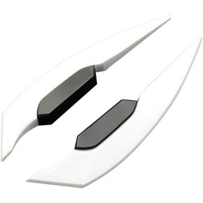 2 Pieces Motorcycle Winglets Zcargel Motorcycle Front Side Spoiler Aerodynamic Wing Kit Universal Motorcycle Fixed Wind Wing for Most Electric Motorcycles Scooters