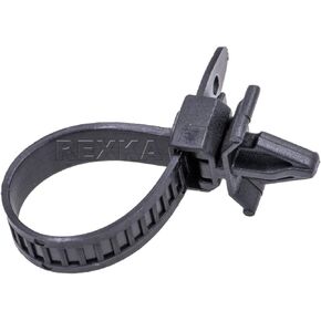 Rexka 30pcs 7mm Hole Uinversial Releasable Cable Strap Tie 110mm Length Compatible with Auto Car Toyota Lexus Honda Nissan Mazda Subaru Hyundai Kia