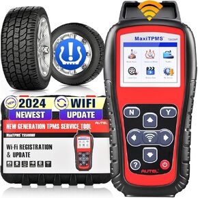 Autel MaxiTPMS TS508WF TPMS Relearn Tool, 2024 WiFi Ver. of TS508 TS501 TS408, Activate/Relearn/Diagnosis All Sensors, Program Autel MX-Sensor (315/433MHz), Read/Clear TPMS DTCs Quick & Advance Mode