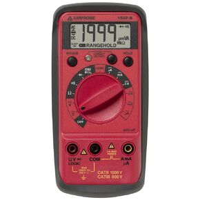 Amprobe 15XP-B Compact Digital Multimeter with Non-Contact Voltage Indicator and Logic Test