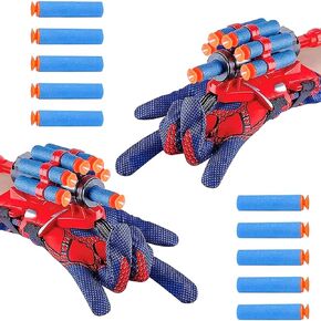 2Pcs Launcher Wrist Toy Set for Kids,Hero Role-Play Toy,DIY Cosplay Children's Wrist Soft Missile Launcher,Birthday for Kids