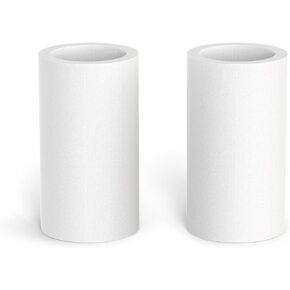 MEANLIN 2PCS 0.01 Micron Red Filter Replacement Cartridge Kit, 1.46" x 2.95" Sediment Water Filter for Use Industrial 3 and 4 Stage Filters
