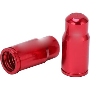 1 Pair Valve Caps, Tire Valve Stem Caps Cover Aluminum Alloy Bike Valve Dust Covers Suitable for Mountain Road Bike