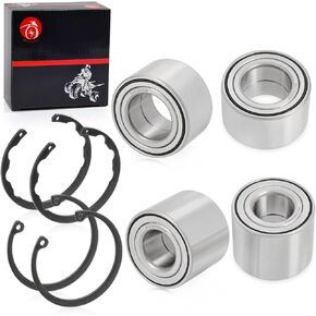 Wheel Bearing Front & Rear + CIRCLIP For Kawasaki TERYX 750 KRF750 4x4 2008-2013 2pcs-30x55x32 2pcs-52x42x25 Heavy Duty Wheel Bearing