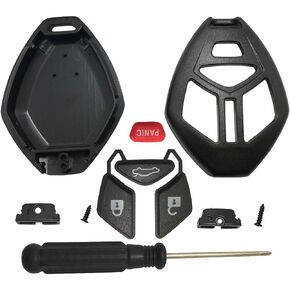 Replacement Key Fob Cover fit for Mitsubishi 2007-2012 Eclipse 2007-2012 Galant 2007-2015 Lancer Keyless Entry Key Fob Shell