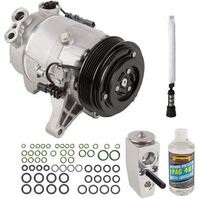 AC Compressor & A/C Kit For Cadillac XTS & Chevy Impala V6 - Includes Drier, Expansion Valve, PAG Oil & O-Ring Seals! - BuyAutoParts 60-85840RK New