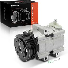 A-Premium A/C Compressor Compatible with Ford F-150 F-250 F-350 Super Duty, Mustang & Lincoln Town Car & Mercury Cougar, 4.6L 5.4L 6.8L