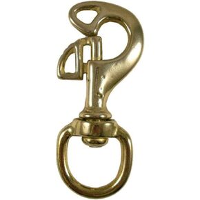 Scuba Choice Scuba Diving 3-1/4" Butterfly Swivel Brass Bolt Snap