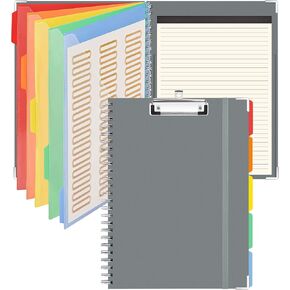 حافظة حافظة JARLINK مع مفكرة قابلة لإعادة الملء لحجم الحروف (11 بوصة × 8.5 بوصة)، فواصل ملونة 5 علامات تبويب مع تخزين 10 جيوب، حافظة متعددة الاستخدامات لمخطط مكتب المدرسة، رخام أزرق in Kuwait