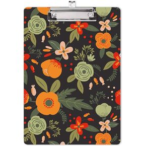 Hongri Cardboard 8.5 x 11 Clipboard, Fashion Design Letter Size Wooden Clipboards, Cute Animals Pattern, A4 Standard Clip Board Size 9" x 12.5", Office & School Supply, Back to School, Starry Cat